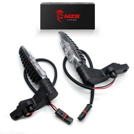 MZS Motorcycle Turn Signal Lights, 2009-2016 Rear LED Indicators Blinker Light Compatible With F700GS F800R F800GT F800GS HP4 S1000R S1000XR S1000RR R1200R R1200GS K1300R K1300S G310R C650