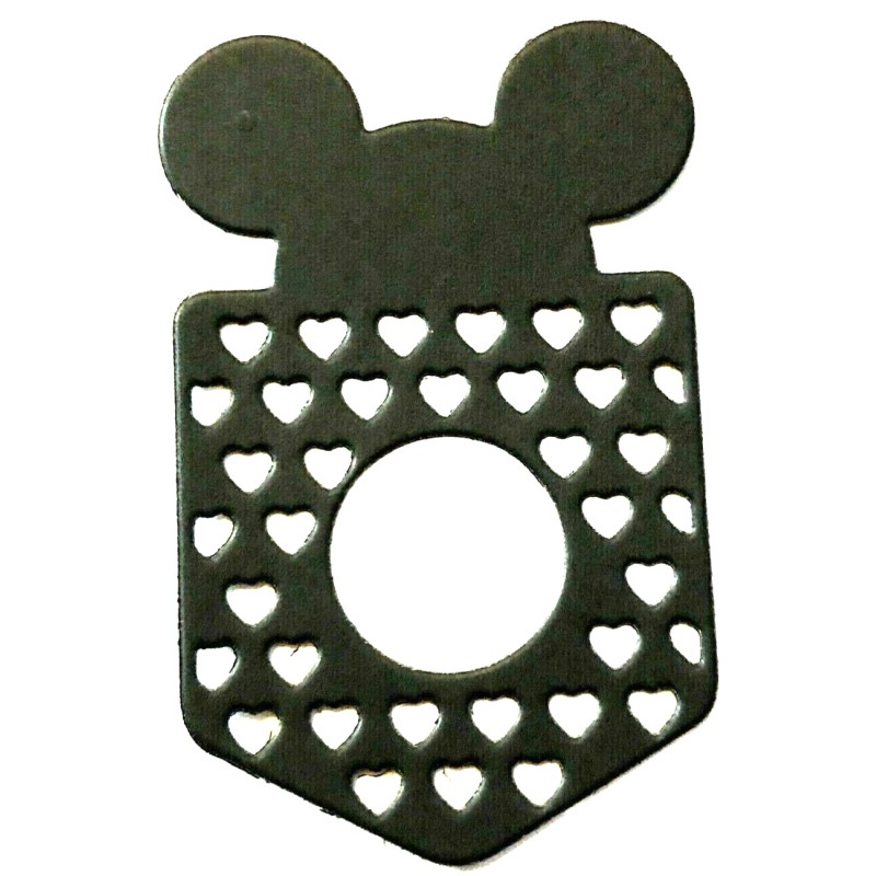 Silhouette MICKEY MOUSE EARS PEEKING OUT OF DETAILED POCKET SILHOUETTE