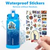 EIPOSAU Insulated Water Bottle with Lid & Boot & Stickers,