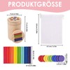 Gaethra Montessori Toy, 7.5 x 7.5 x 14 cm, for