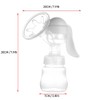 Manual Suction Breast Pump Adjustable Painless Baby Infant Feeding Milk
