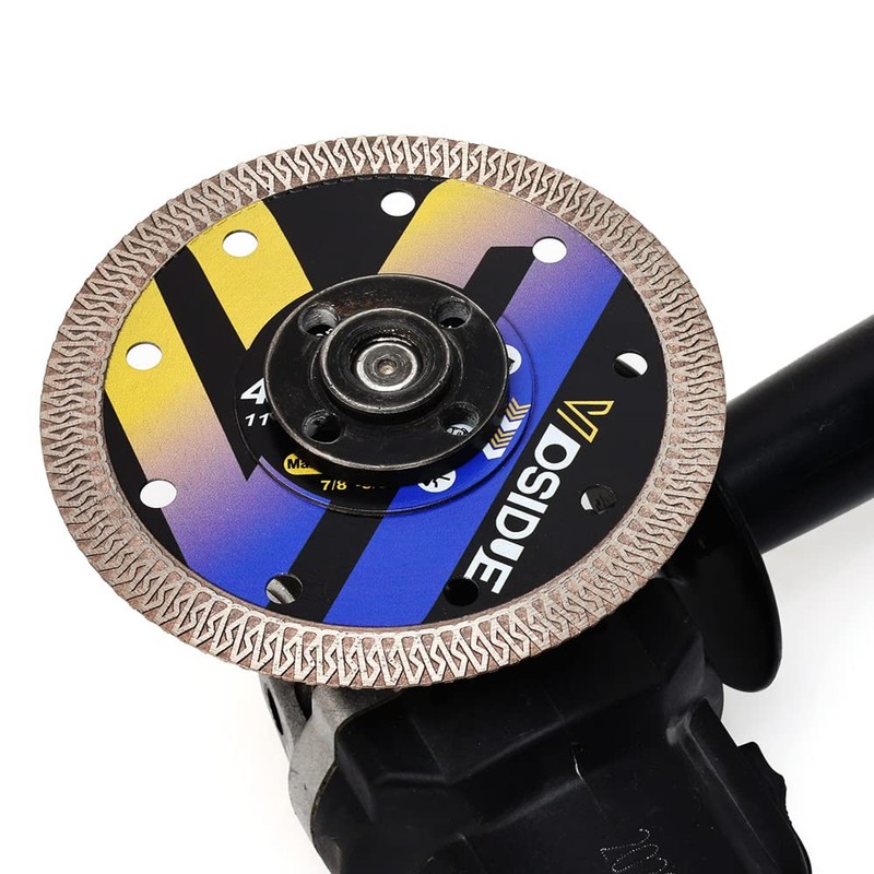 VOSIDUE 2Pc Super Thin 4.5" Porcelain Tile Saw Blade Diamond