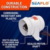 SEAFLO 4" in-Line Marine Bilge Air Blower - 12V, 235