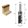 ENT 11663 Flush Cutter HW, Shank (S) 8 mm, Diameter