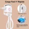 RIVERSOFY Rizador Pestañas Eléctrico Enchinador Recargable + Rímel