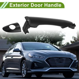 HOPESPANNER No.826611Y000 Exterior Door Handle for Hyundai for Kia Picanto 2011-2016 Heavy Duty Black Front Right ABS 1 Piece