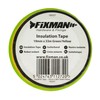 Fixman 192227 Insulation Tape 19 mm x 33m Green/Yellow