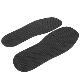 1 Pair Rubber Sole Replacement, Multi Color Abrasion Resistant Soles for Sneakers Slippers (Black)