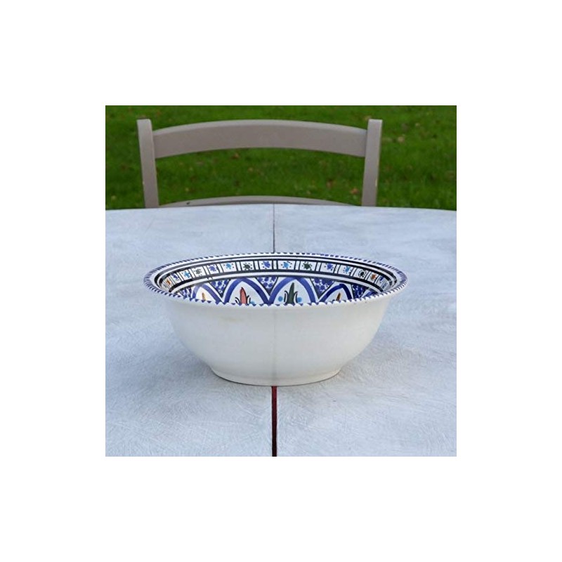 Bakir Salad Bowl Diameter 20 cm Blue