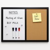 MURIWAI 36x24 Wall-Mount Combo Board - Magnetic Dry Erase &