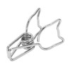 100pcs Cat Binder Clips Cute Cartoon Strong Clamping Force Metal