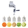 DYNAMI 5 in 1 Stainless Steel Rotary Grater,Kitchen Grater Vegetable
