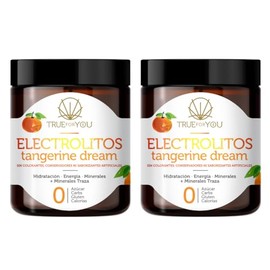 Electrolitos sin Azúcar, Hidratación en Polvo, Adicionado con Calcio, Zinc y Potasio. Keto, Paleo y Vegano, Sabor Frutos del Bosque, Limonada o Mandarina. Paquete con 2 o 3 Pzs. (Mandarina, 2Pack)