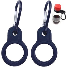Shinsilur 2pcs Sports Kettle Buckle Outdoor Carabiner Water Bottle Holder Rubber Buckles Hook Camping Hiking Tool