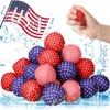 Simgoing 24 Pack Patriotic 2" Pool Water Balls 4th of