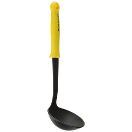 DELISH KITCHEN Pearl Metal Nylon Mini Ladle, Yellow