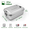 Anatole 304 Stainless Steel Bento Box 47oz 1400ml Leak-Proof Lunch