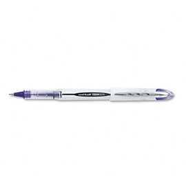 uni-ball : Vision Elite Stick Roller Ball Pen, Purple Ink, Bold, 0.80 mm -:- Sold as 2 Packs of - 1 - / - Total of 2 Each