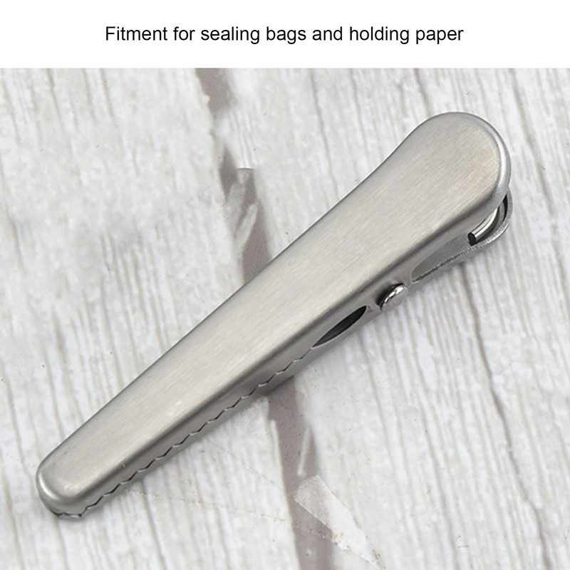10PCS Stainless Steel Sealing Clip Coffee Bag Sealing Clip Food