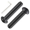 Wensilon (50Pcs) 1/4-20 * 1-3/4 Button Head Socket Cap Bolts