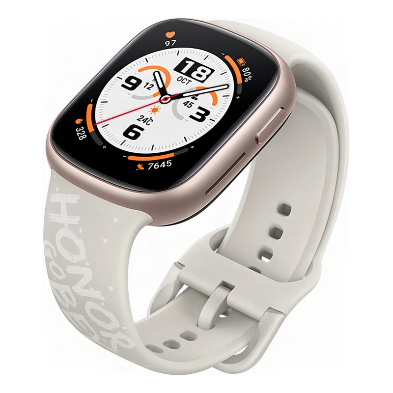 Honor Smartwatch Watch4 Linea Watch Correa Blanca Caja Dorada GPS