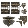 YKEBVPW 2 Sets Jewelry Box Hardware Kit Small Boxes with
