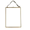Hanging Brass Photo Frame - Choice Of Size & Colour