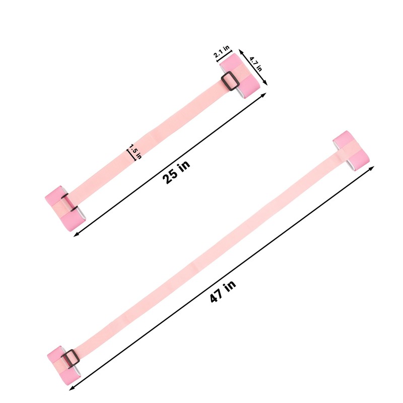 LinkWheres Women's Ski Carrier Strap, Pink Adjustable Shoulder Sling with