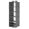 Ikea Skubb Hanging Clothes Closet Storage Organizer Rack Black