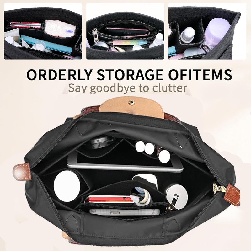 PSFXBM Bag Insert Organizer, purse accessories, Suitable For Longchamp long
