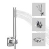 ACEFY Shower Head, Water-Saving, 1 Jet Type, Hand Shower, Solid