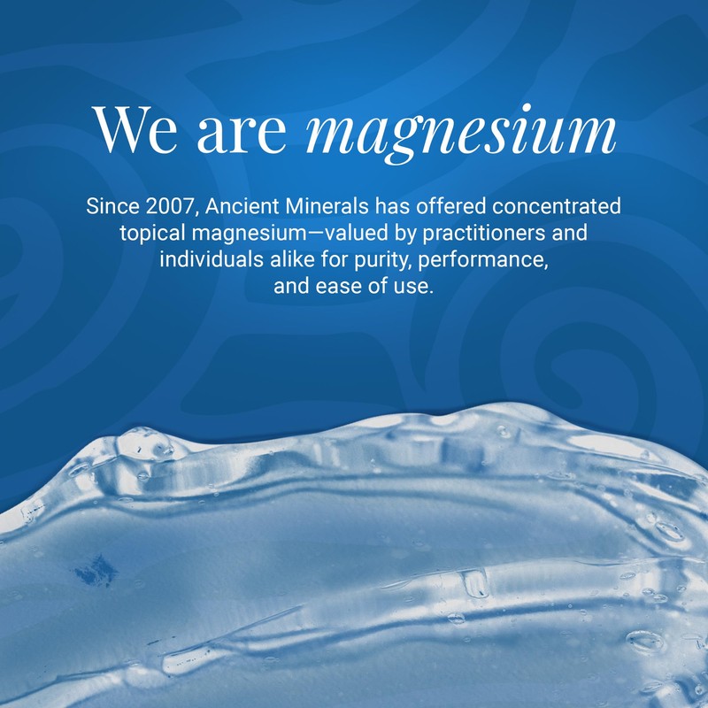 Ancient Minerals Magnesium Gel - 8oz Bottle - Pure Genuine