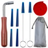 RUSON Piano Tuning Kit Professional Piano Tuning Wrench Hammer Rubber