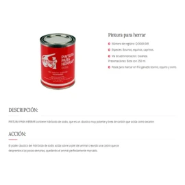 Pack Pintura Para Herrar Wittney 2 Tarros De 250ml