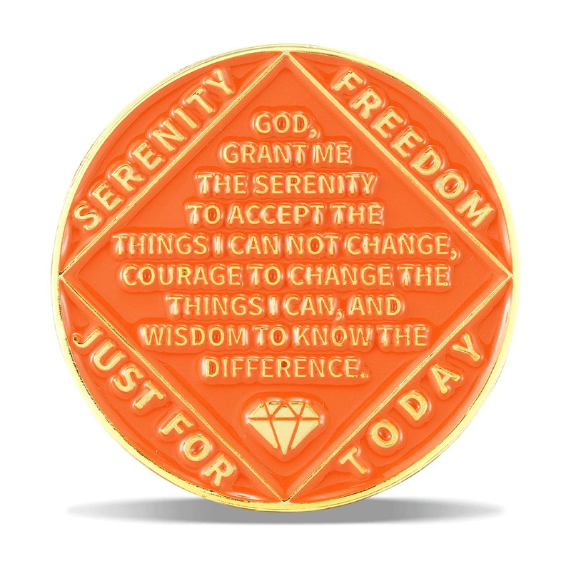 90 Days Sunset Coastal Road Sobriety Coin – Journey into