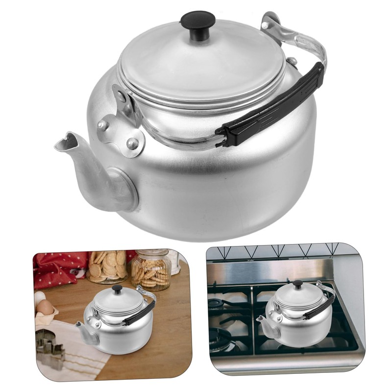 OHPHCALL Metal Tea Pot with Handle 800ml Water Kettle Teapot