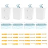 4 Pcs Cabinet Suspension Fittings Hangers, Hanging Bracket Wall Mounting,
