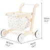 labebe Baby Push Walker Doll Stroller, Push Toy for Toddler,