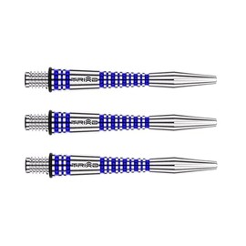 WINMAU Dart Shaft - Triad RX Aluminium Dart Stems - 1 Set per pack (3 darts Shafts in total) - Professional Darts Accessories - Blue Short Shafts