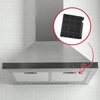 FILTRE A CHARBON HOTTE ARISTON SCHOLTES 225X210X30MM