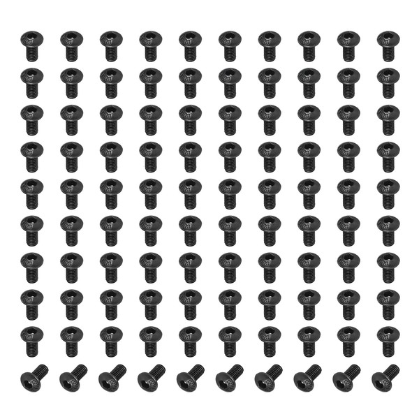 PATIKIL M3-0.5x7.8mm Button Head Socket Cap Bolts Screws, 100 Pcs