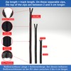 Separable Zipper, Pack of 2, 85 cm Rail Length, in