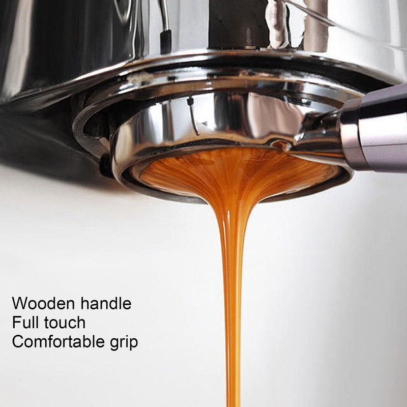 51mm Portafilter 2 Ears Bottomless Coffee Handle Stainless Steel for