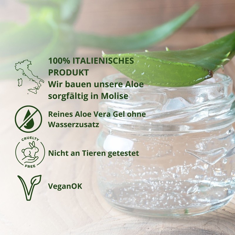 Benessence - Pure Organic Aloe Vera Gel - 99.8% -