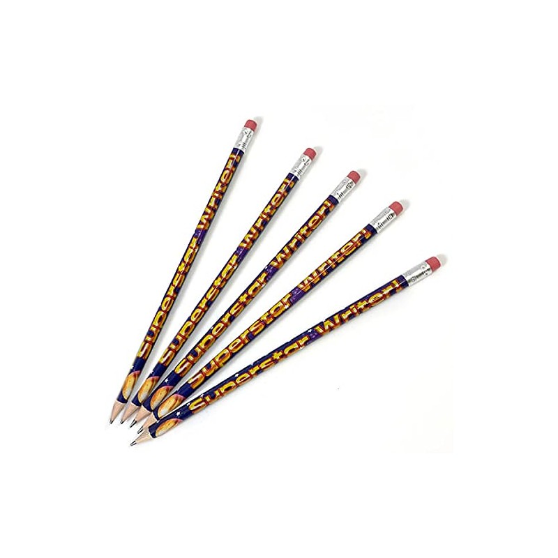 24 Superstar Writer Galaxy Space Childrens Pupils School Teachers Reward
