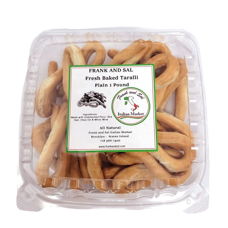 All Natural Plain Taralli - Handmade at Frank and Sal