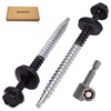 SKIR'CO (Pack of 50) Painted Roofing Screws 4.8 x 70