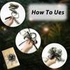 6pcs 7inch Large Pull Bows Wrapping Pull Bow Ribbon Gold,