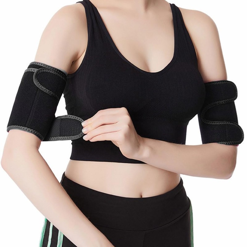 Deyixinup 2 PCS Upper Arm Sleeve Compression Adjustable Elbow Brace