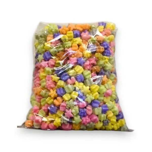 Storopack FunPak Packing Peanuts Rainbow Stars Shape MiniPak, .6 cu